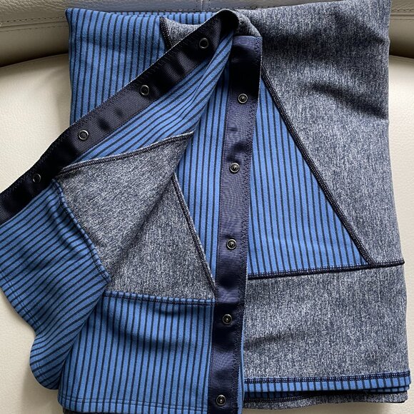 LULULEMON, Rulu Scarf vinyasa heathered blue, New - Picture 8 of 9